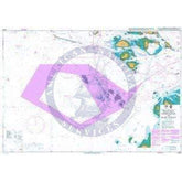British Admiralty Nautical Chart 4039: Indonesia, Singapore and Malaysia, Western Approaches to Main Strait